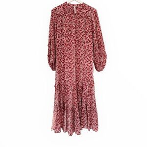 Apiece Apart • Gracia Flamenca Ruffled Floral-Print Cotton-Voile Midi Dress